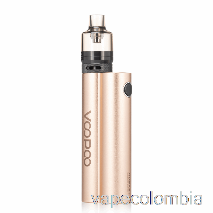 Kit Completo De Vapeo Voopoo Mosquete 120w Kit De Inicio Champán Dorado